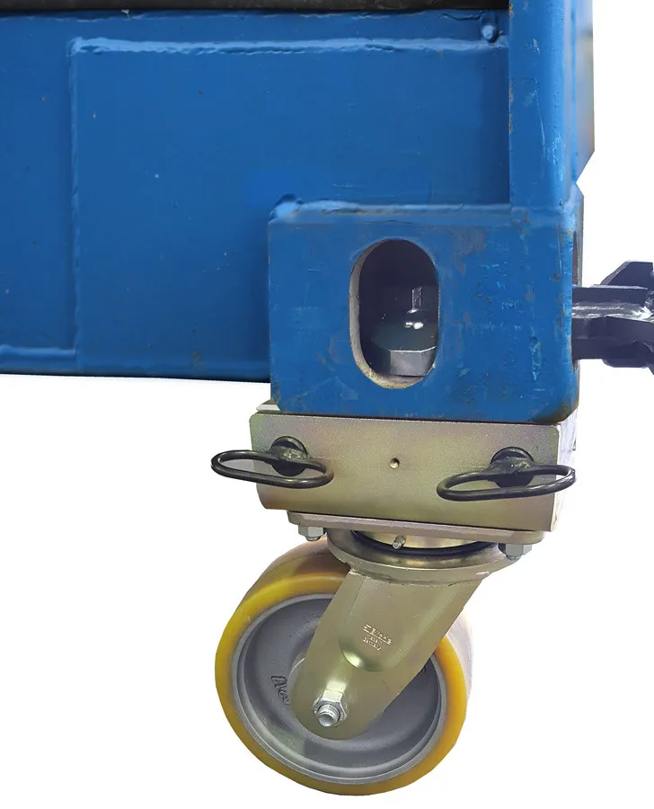 Набор роликовых контейнеров 4336 можно использовать для перемещения контейнеров на выложенной поверхности