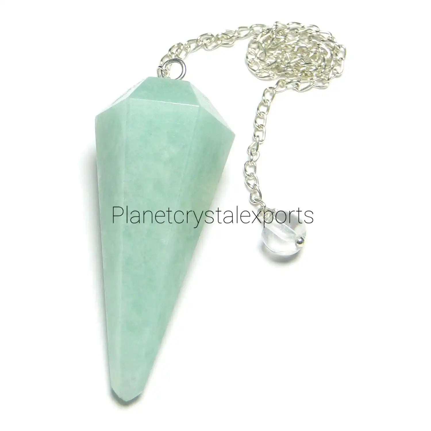 Natural Amazonite Healing Dowsing Pendulum: Natural Spiritual Chakra Crystal Reiki Pendulum Buy From Planet Crystal Export