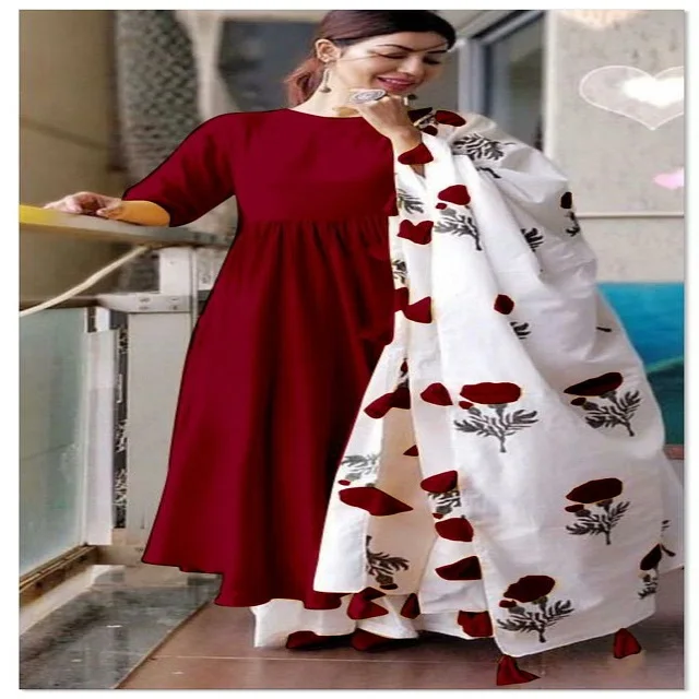 
Daily Wear Rayon Women Kurta Sets Top,Bottom And Dupatta VOL5 