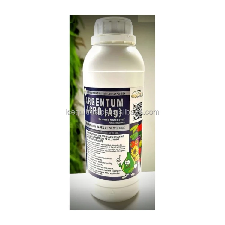 Unique fertilizer concentrate of silver from viral diseases of cultivated plants, agricultural fertilizer