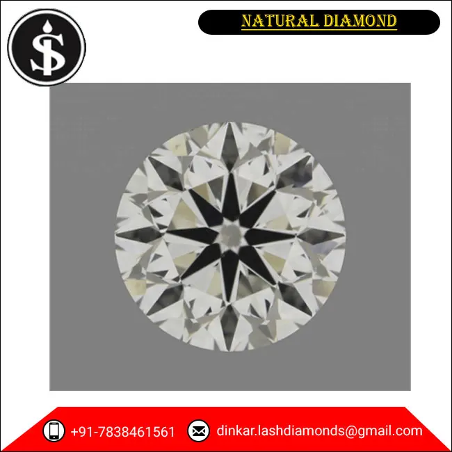 Round Brilliant Cut 0.50 Carat to 3 Carat White Loose Real Natural Diamond