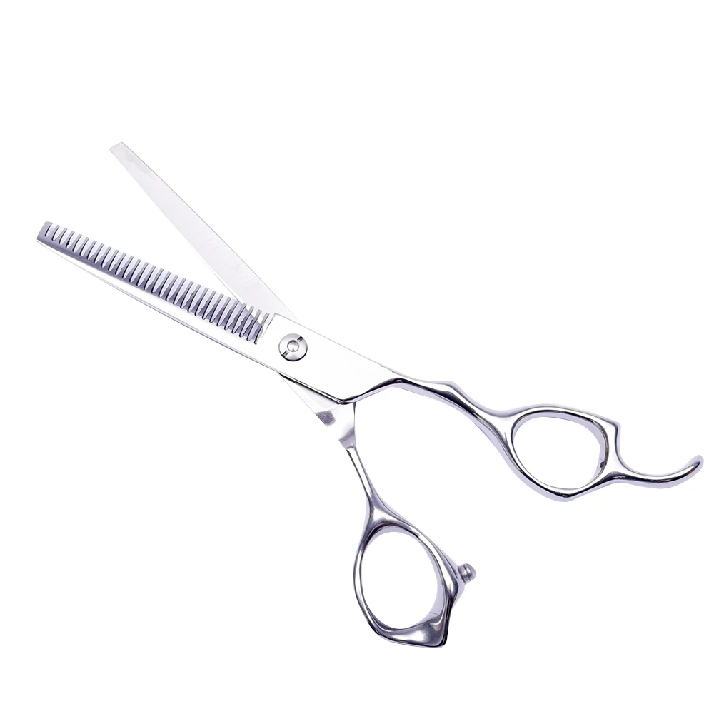 
The Best Silver Color Stainless Steel Profession Haircutting Shears Hair Cutting Scissors 