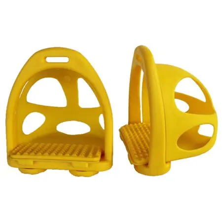 SHEMAX HORSE CAGE STIRRUPS YELLOW