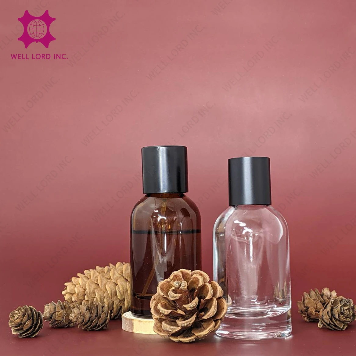 Luxury perfume crimp neck FEA 15 glass bottle perfume packaging 30ML/50ML/100ML capacity perfume bottle