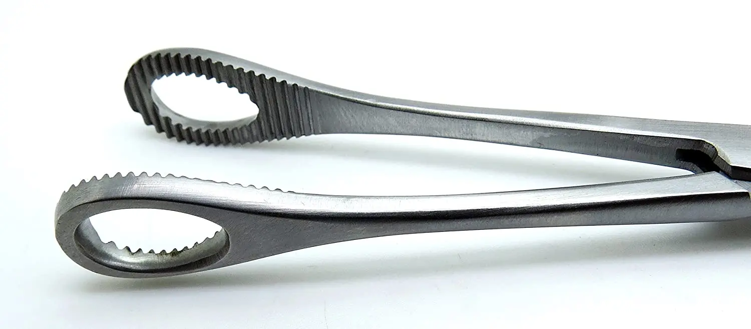 foerster sponge forceps 12inch straight serrated surgical holding veterinary instruments