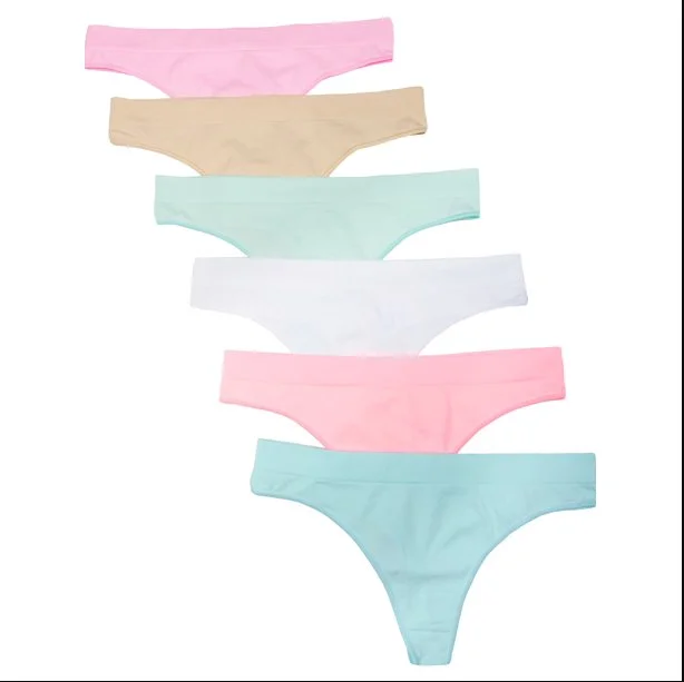 Custom OEM Ladies Sexy Thong Underwear Women Cotton Hot Embroidery Panty For Girls From Bangladesh