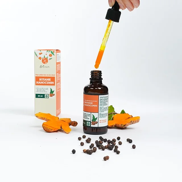 OIC Nano Curcumin Liquid Herbal Supplements To Healing Stomach Ulcers And Antioxidant Pain Relief For Digestive Problem Top Sale