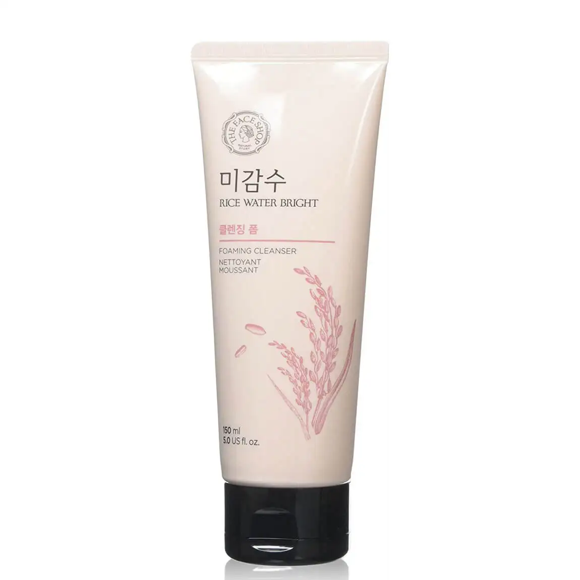 Face wash cleanserTHE FACE SHOP Rice Water Bright Cleansing Foam Skin care Korean cosmetic