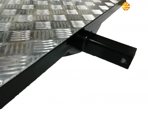 Platform for transporting cargo with attachment to the towbar of a car or ATV equipment PGT_PT.01