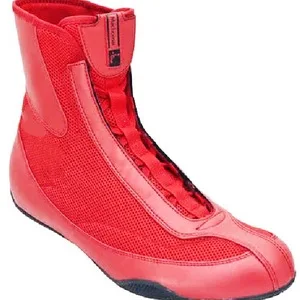 Direct Factory Custom Made Genuine Leather Boxing Shoes for Fitness Winter Season with Rubber Cotton Insole Custom Design