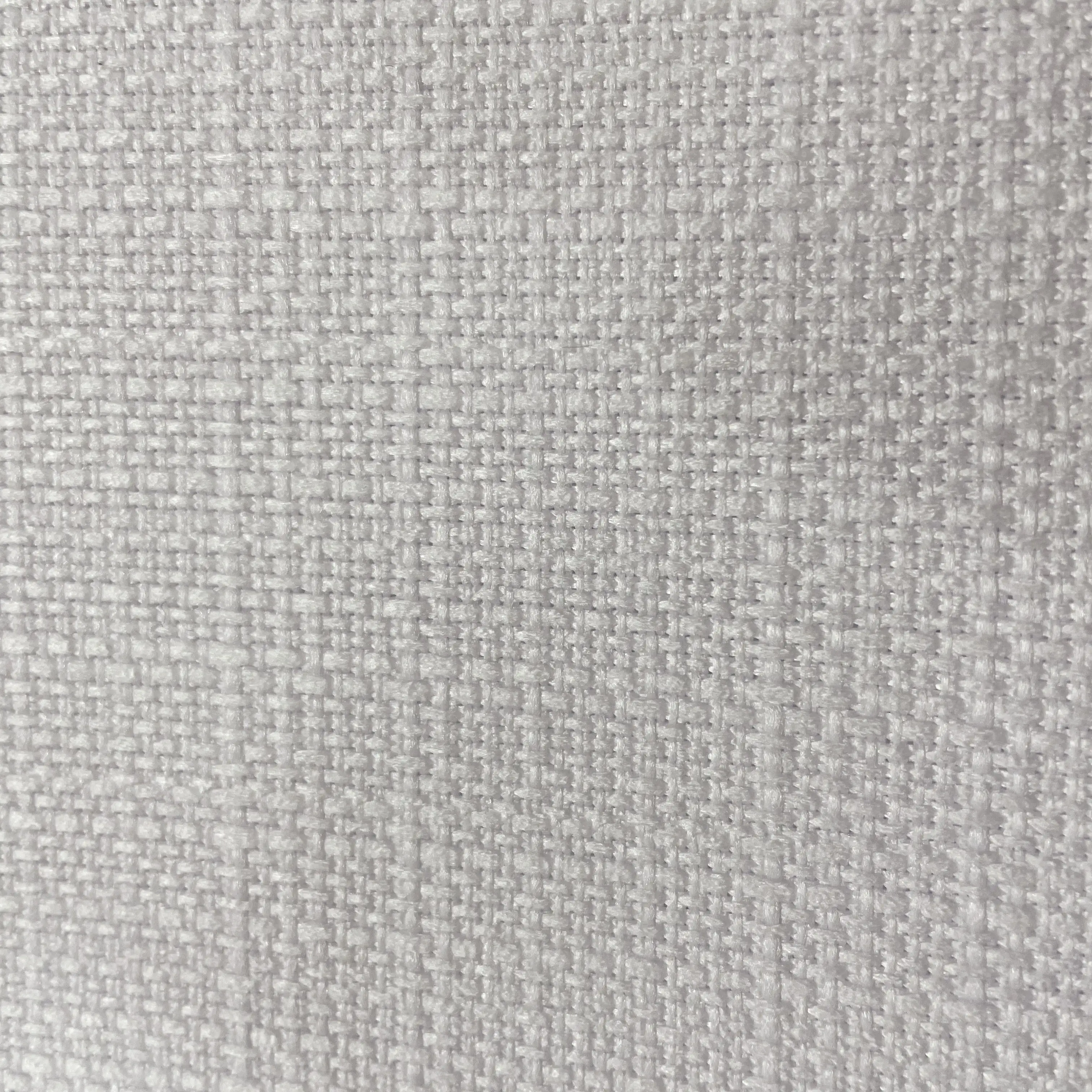 Upholstery Fabric White 350gsm 100% Polyester Cotton Like Fabric Suitable for Sublimation Printing