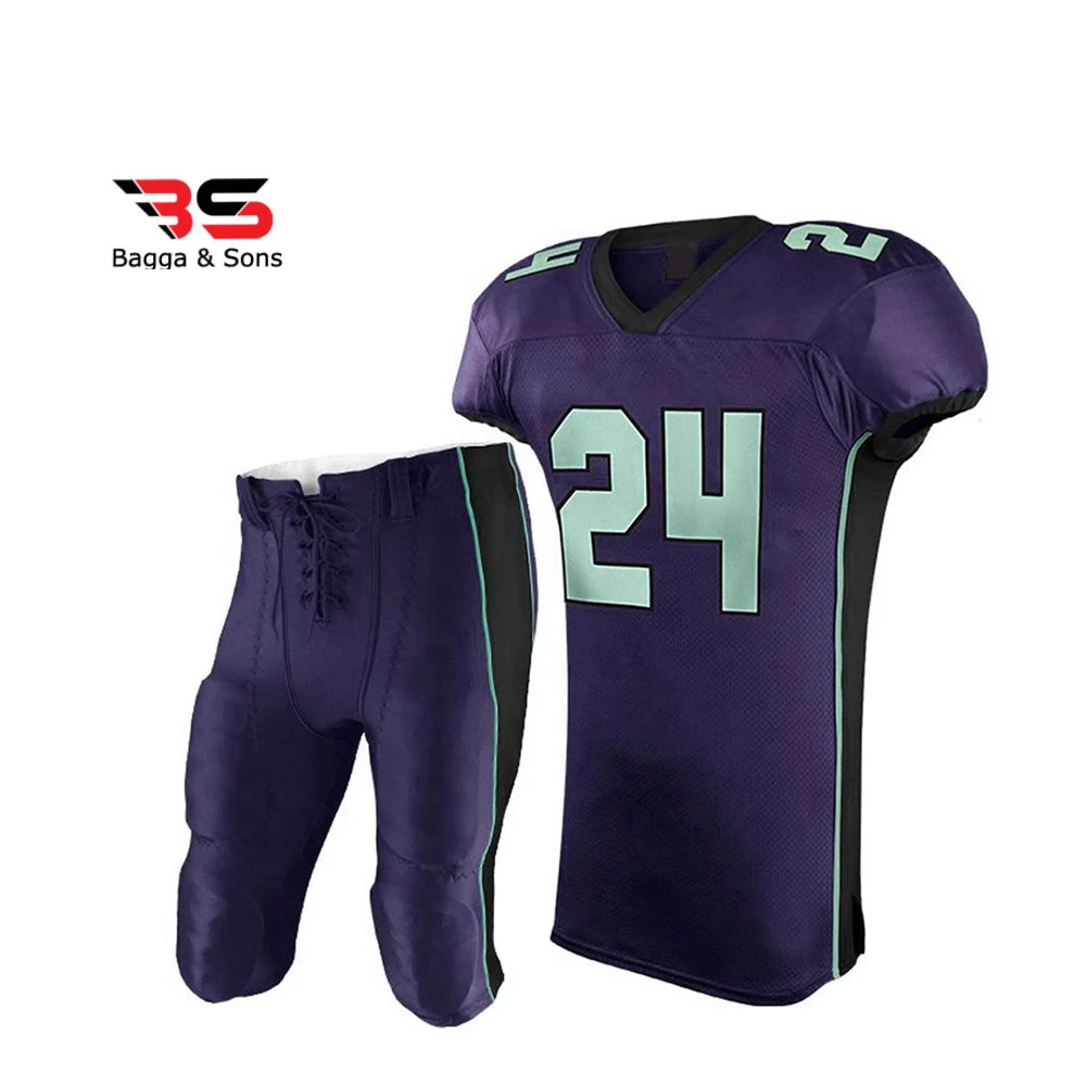 high quality polyester Custom Design hot sale American Football uniform  3D Printing American Football Uniforms