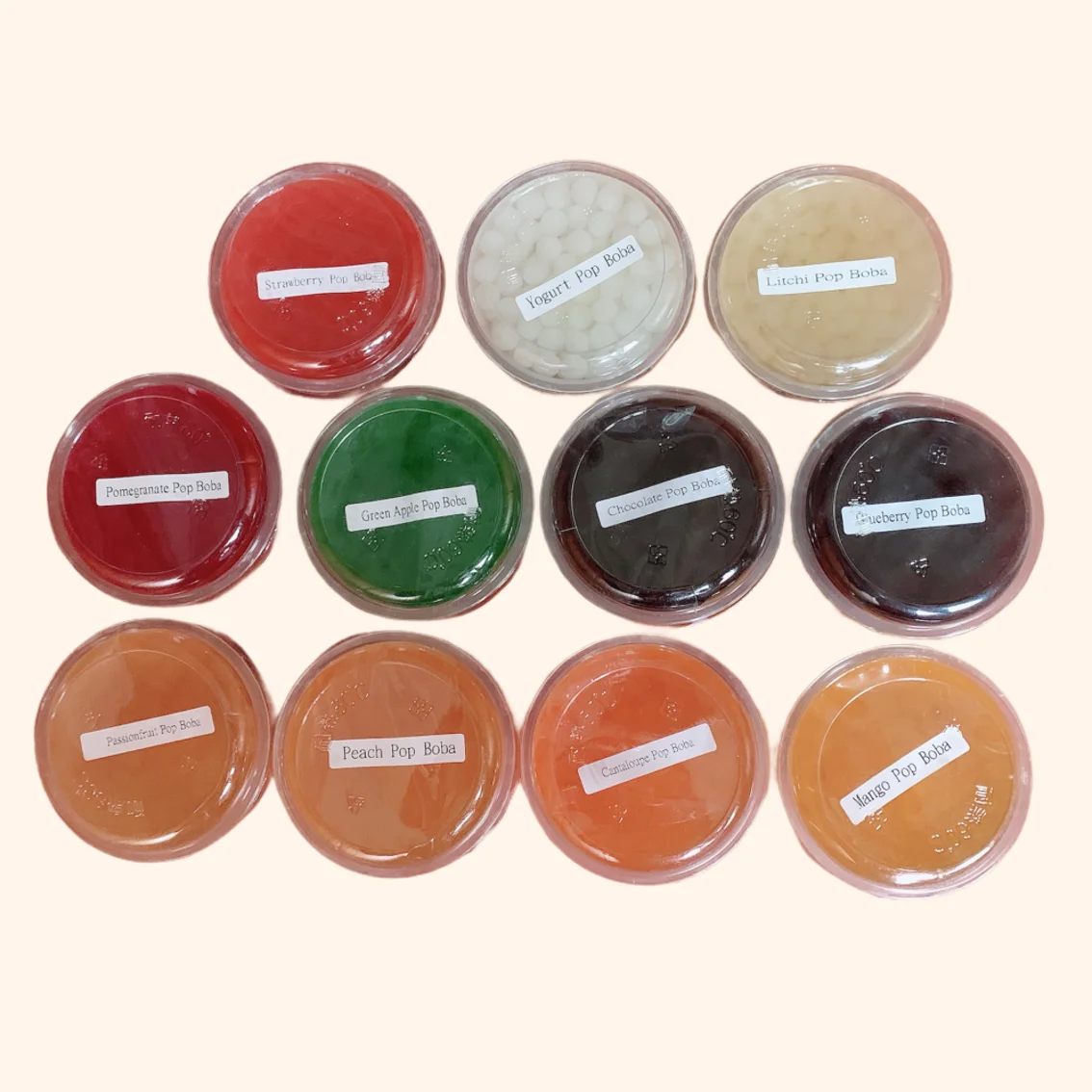 
Popular Popping Boba Jelly Balls Milk Tea Sample Kit 