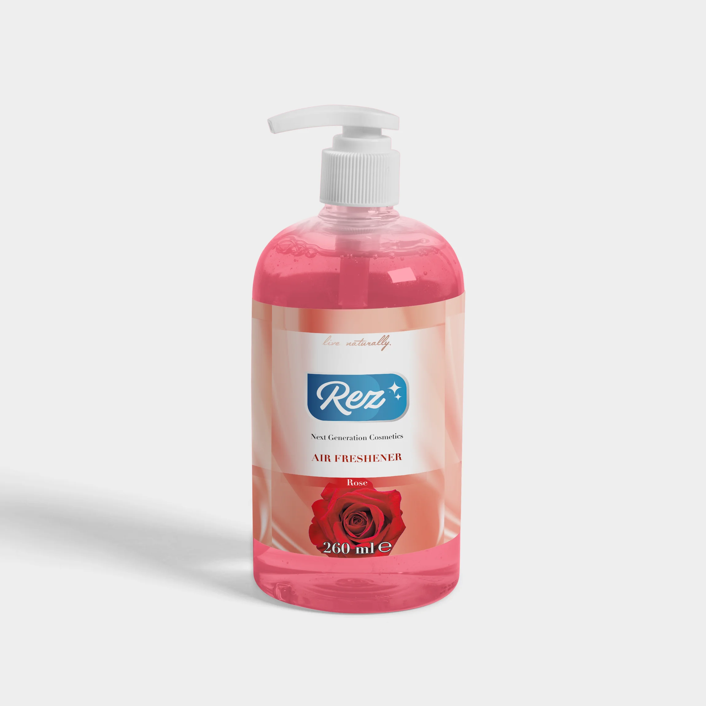 Rezonans Portable Rose Liquid Hand Soap Hand Wash in Bottles With Pump
