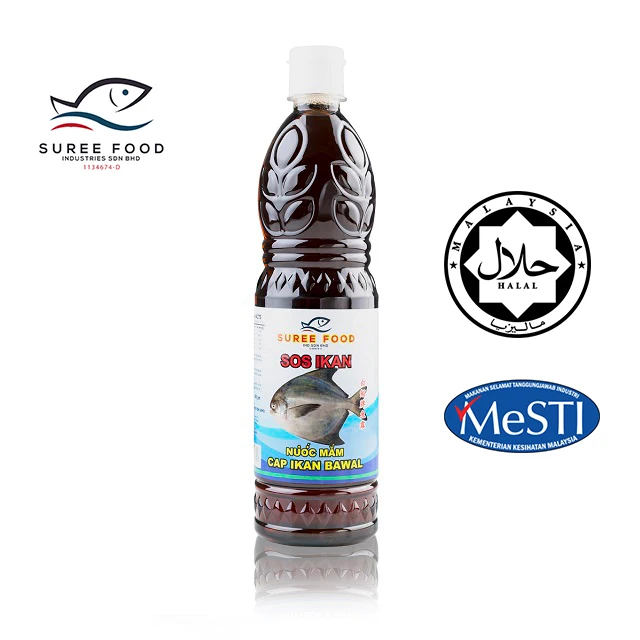 Best Selling 880ml Fish Sauce for Seasoning (Pomfret) fish sauce for all dish