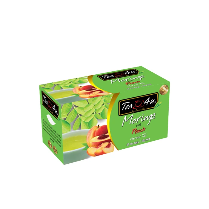 Tea4U Moringa Peach Flavoured 25 Tea Bags