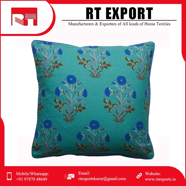 Best Selling 100% Cotton Pillow Cover Luxury Home Decorative Cushion Cover with Best Price