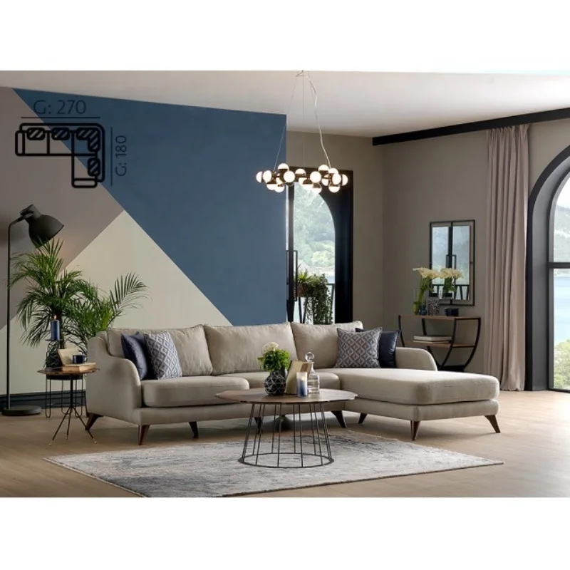 
Relaxing Comfortable Chill Out Bar Lounge L shape corner modern design sofabed daybed Istanbul Turkish Furniture (iDER SANTOS) 