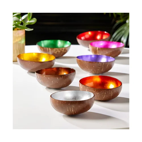 Eco friendly Natural Coconut bowl In Natural Color Safety For Foods