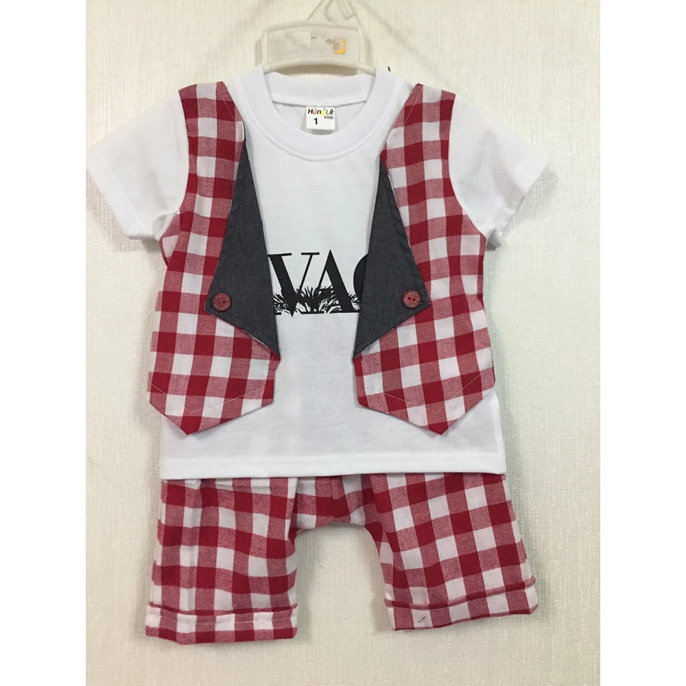 Summer Fashion Kid Vest Suits Children Boys suits for wedding