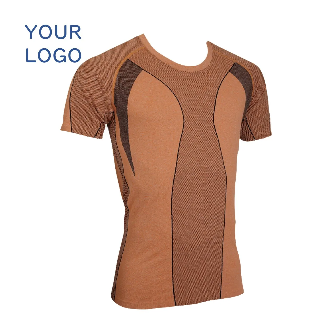 
t shirt manufacturer polyester seamless running t-shirt 