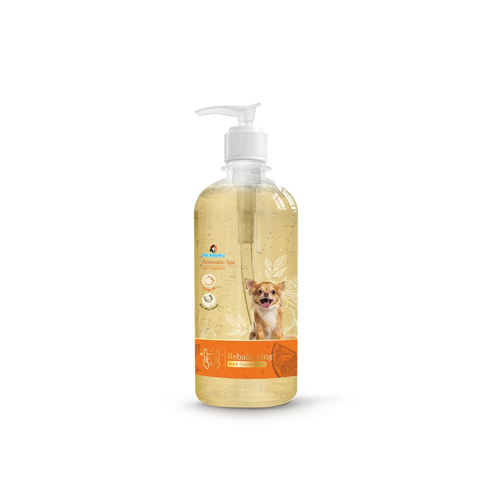 Top Selling Manufacturing Price of BEARING Aromatic Spa Dog Shampoo Relaxing with Essential Oil 450ml for your Happy Dogs