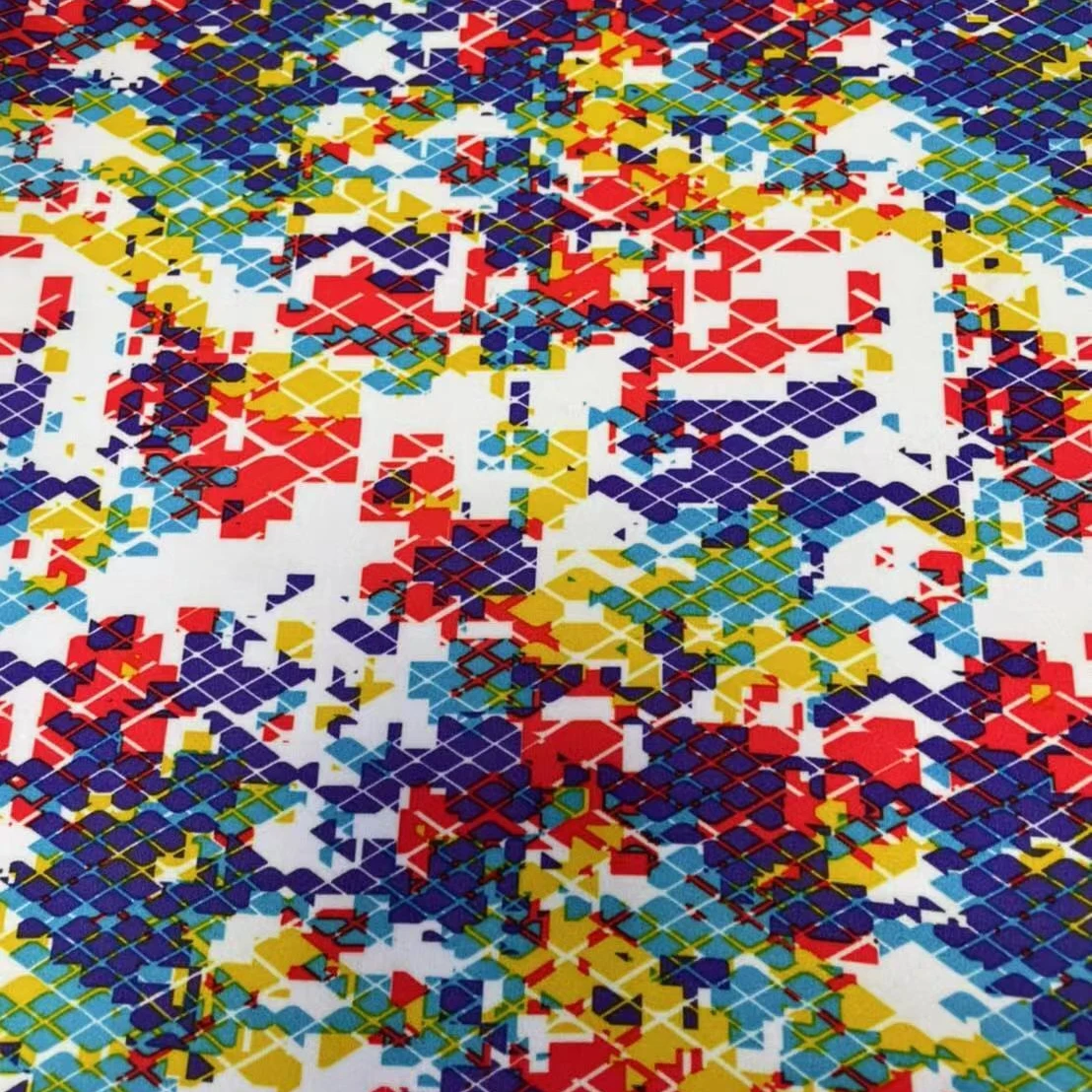 nylon polyester transfer roller coated wax resist plate print  cotton  fabric