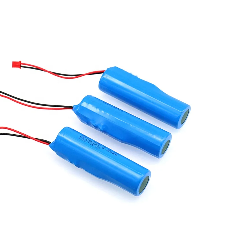 Бис CE RoHS Сертифицированный цилиндрический 18650 литий-ионный аккумулятор 3,7 V 2500mAh с проводом и разъемом применение бытовая техника