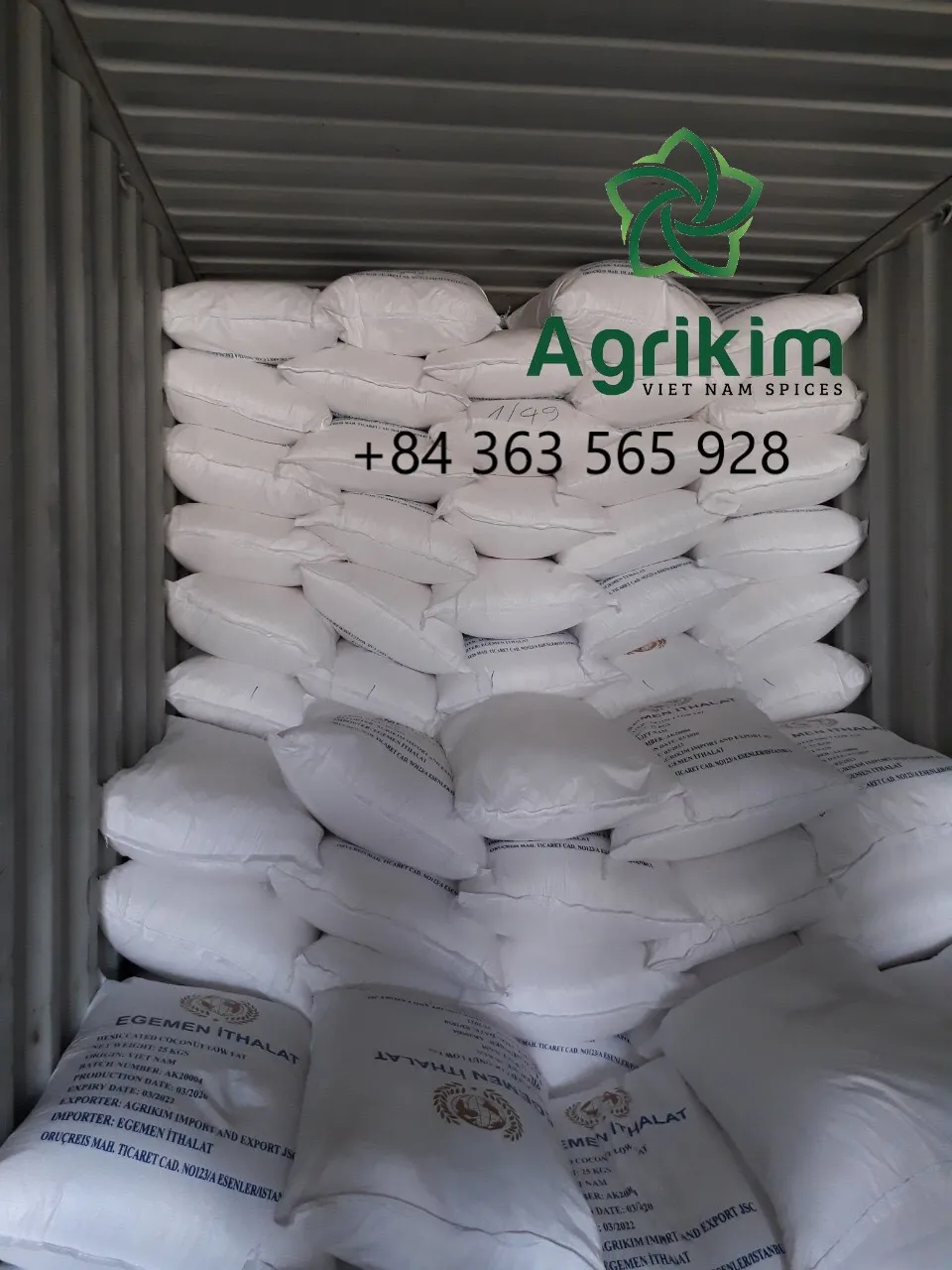 Осушенный кокосовый порошок с высоким содержанием жира тонкий/средний низкий уровень высокое качество Лучшая цена из Вьетнама