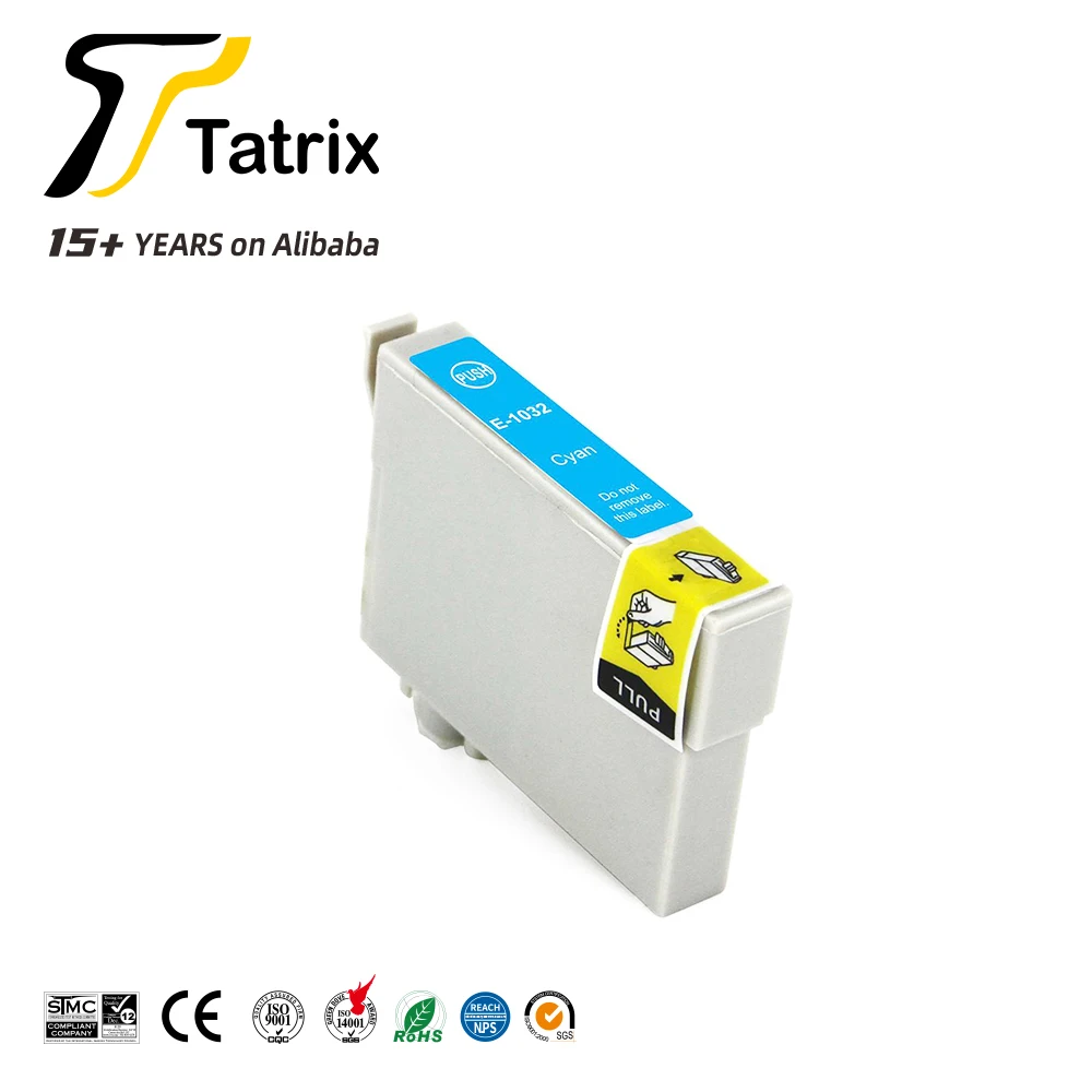Tatrix T1031 T1032 T1033 T1034 Premium Color Compatible Printer Ink Cartridge for Epson Stylus Office T40W T1100