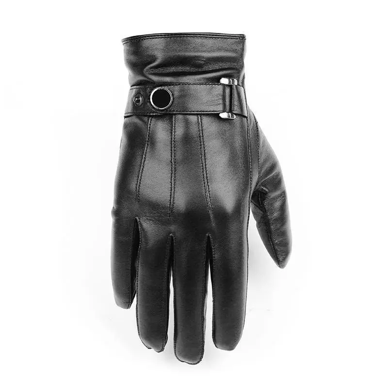 
High quality cheap Price winter warm driving men leather gloves 