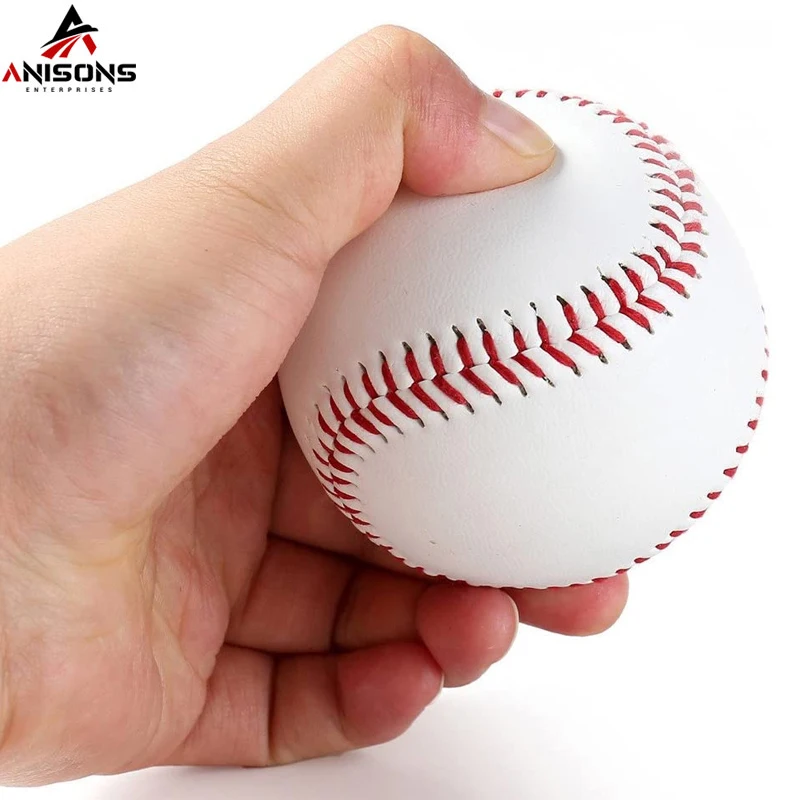  Официальная Лига матч Пользовательский логотип Утяжеленные меховые базовые шарики белый мяч тренировочный бейсбольный