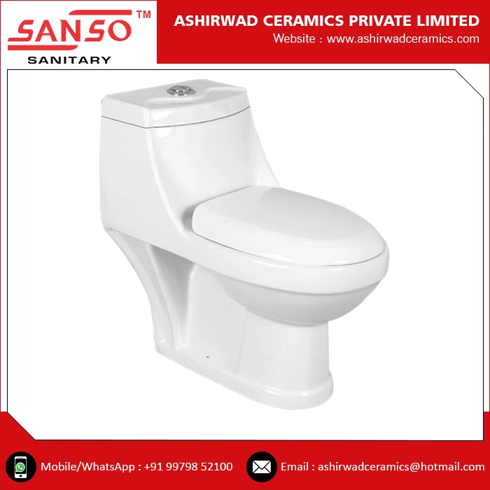 Wholesale Selling Latest New Design One Piece Toilet Water Closet High Quality W.C. Available at Reasonable Price