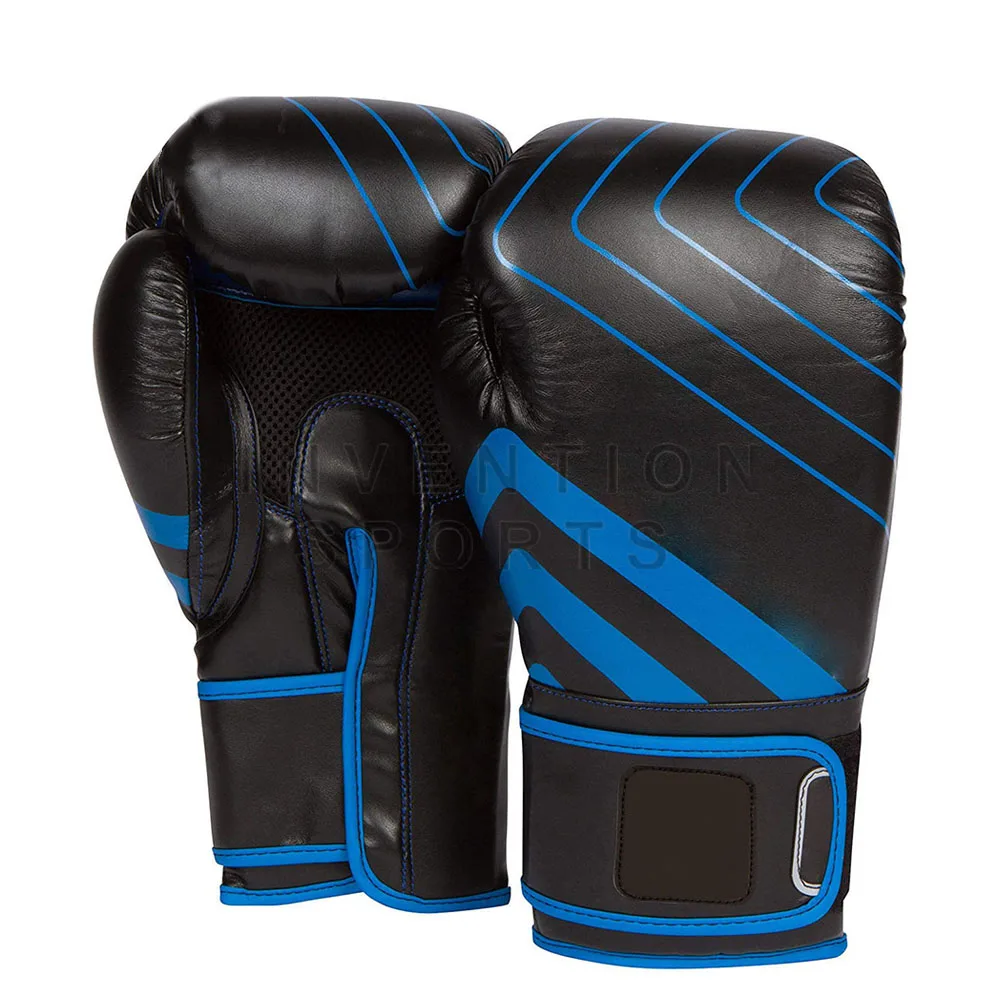 Custom Logo Manufacture Personalized PU Leather Lace Up Mma Winning Kickbox Kickboxing Boxing Training Glove