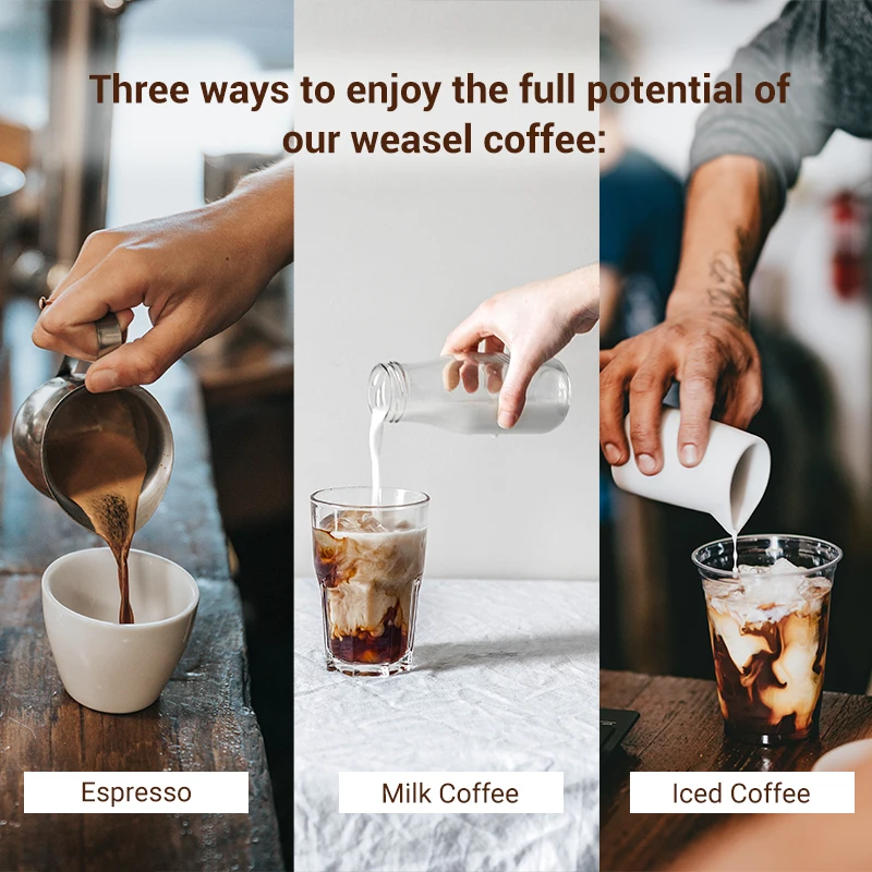 Normal Feature Powder Vietnam Civet Coffee Kopi Luwak Weasel Coffee Free Roam Weasel 200g Ground Coffee