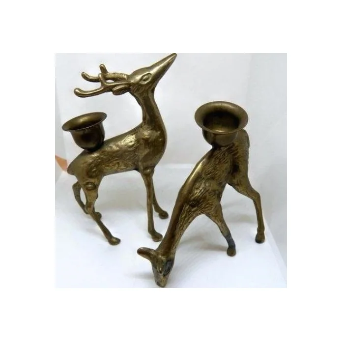 Handmade customized  antique elegant modern Latest casual Decorative Reindeer Designed 6 Light Candle Holders