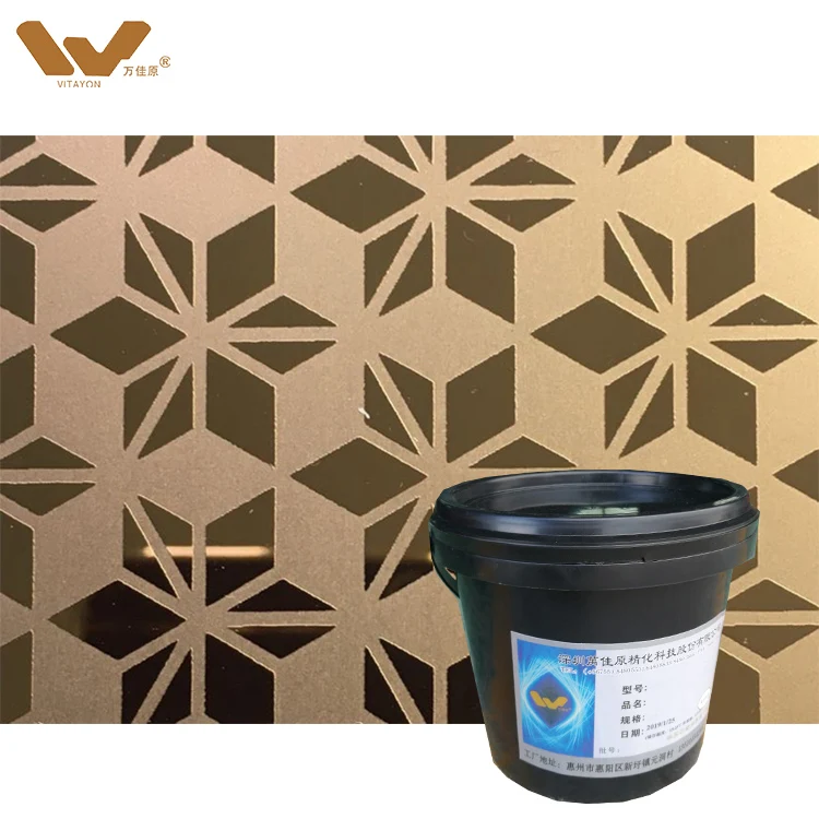 Фоточувствительные чернила с защитой от травления для лифтовой доски, чернила для травления из нержавеющей стали