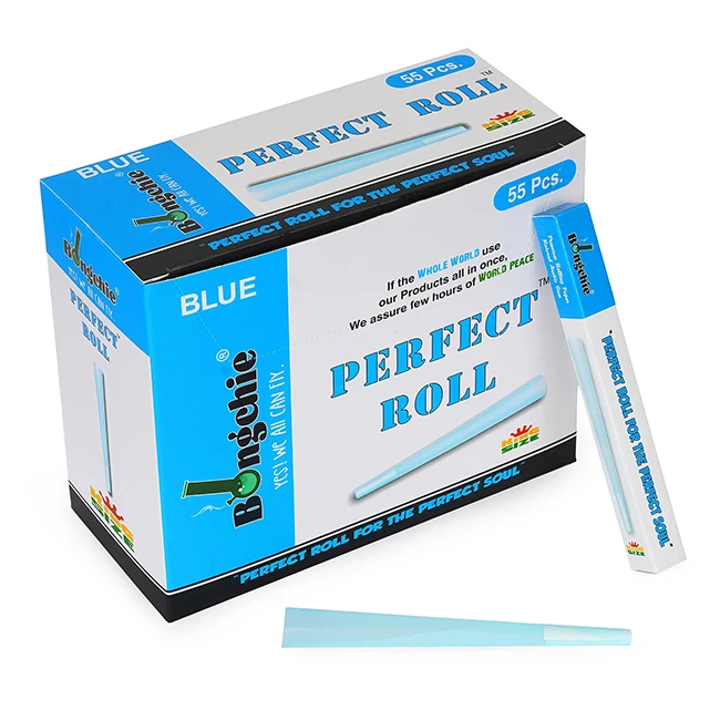 Best quality or with best quantity of Perfect Pre Rolled Cones in Blue Colour for smoking with thickness