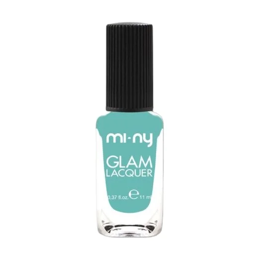 GREEN FRENCH MANICURE NAIL POLISH OF MI-NY BRAND, 4 FREE FORMULA, HIGH QUALITY AND PROFESSIONAL BEAUTY SALON- NR. 25 NON TOXIC