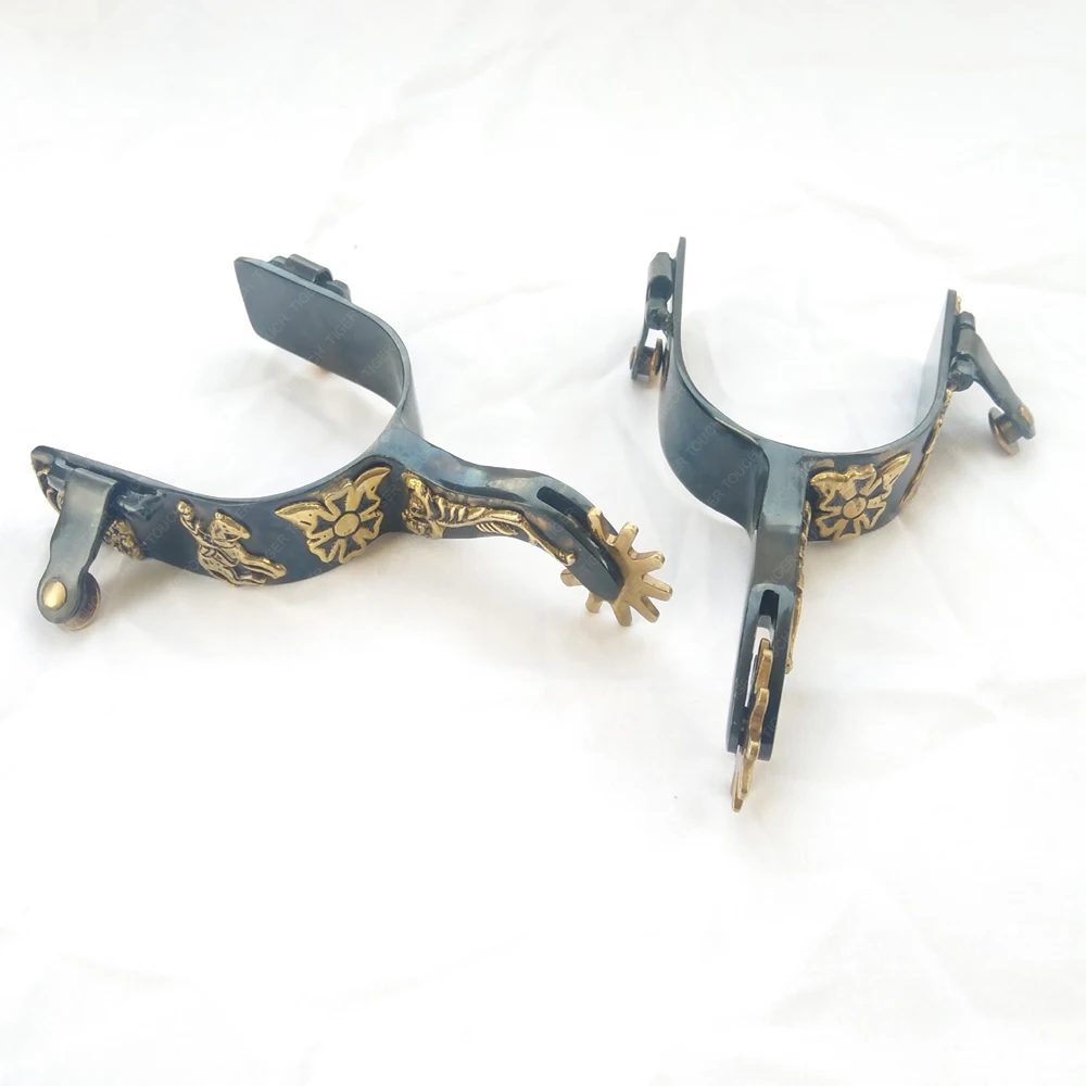 Reining Horse Antique Brown Spur Western Spurs Men Spurs Herm Klaus Balkenhol Swan