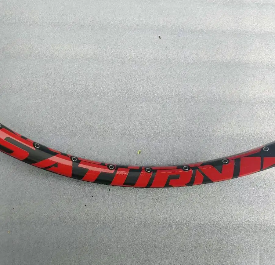 Alloy aluminum 6061 mtb Bike double wall rim with sticker with eyeletb32/36H disc brake