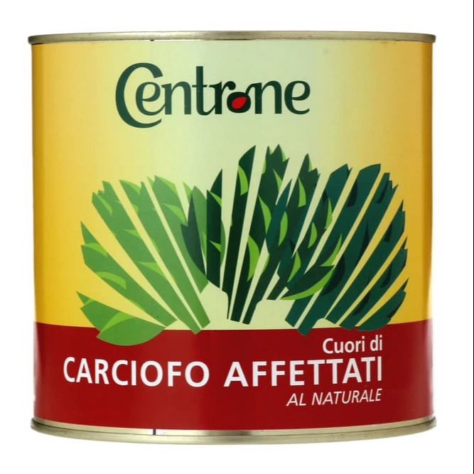 Sliced artichoke in brine high quality made in italy preserved vegetables