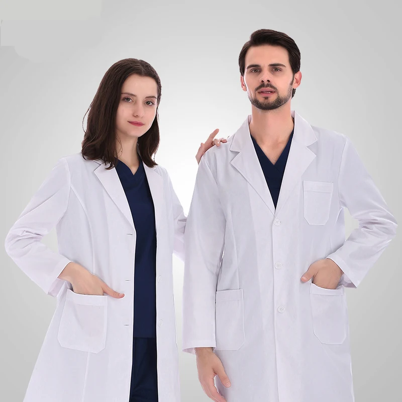 Professional High Quality Hospital Wear Medical Nursing Scrubs Doctor Uniform lab coat
