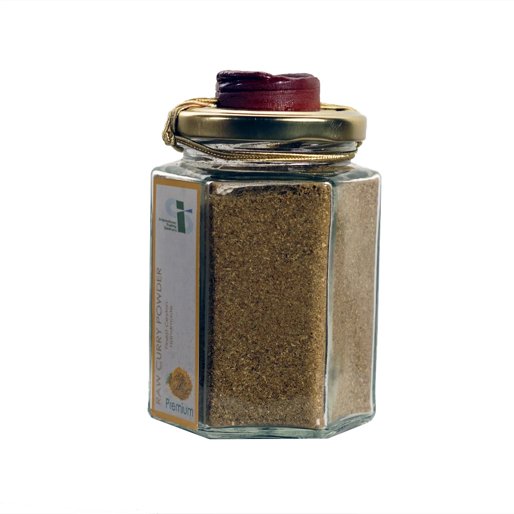 High Quality Wholesale 0.125 kg One Year Warranty Glass Jar Ceylon Raw Curry Powder Origin From Sri Lanka