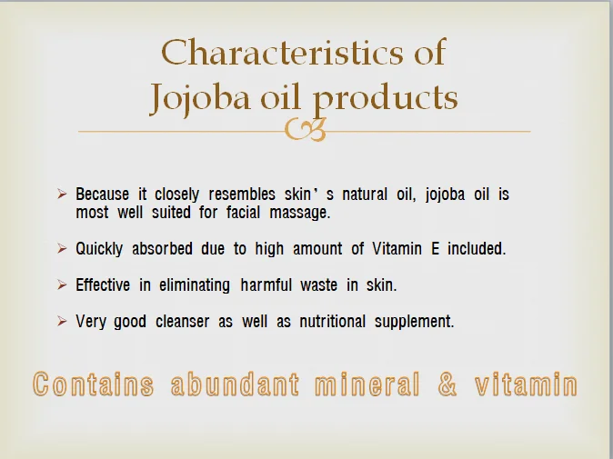 Korean cosmetics 100% pure natural essential facial and body massage oil Jojoba oil gold 500ml