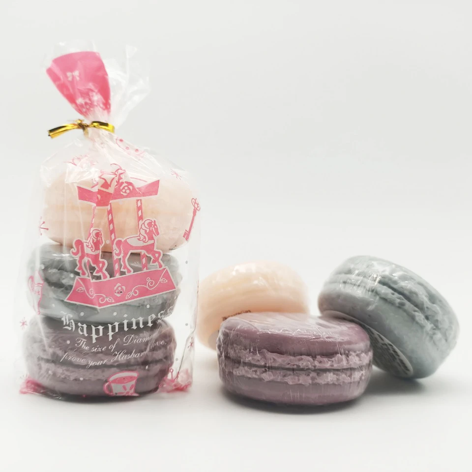 
Macaron style bulk hotel soap 
