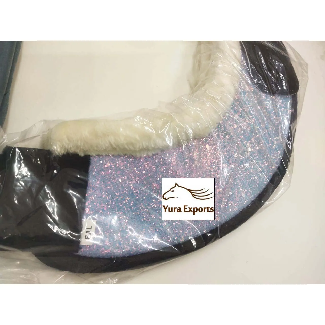 WHOLESALE MANUFACTURER HORSE GLITTER BELL BOOTS HORSE CARE PROTECTION