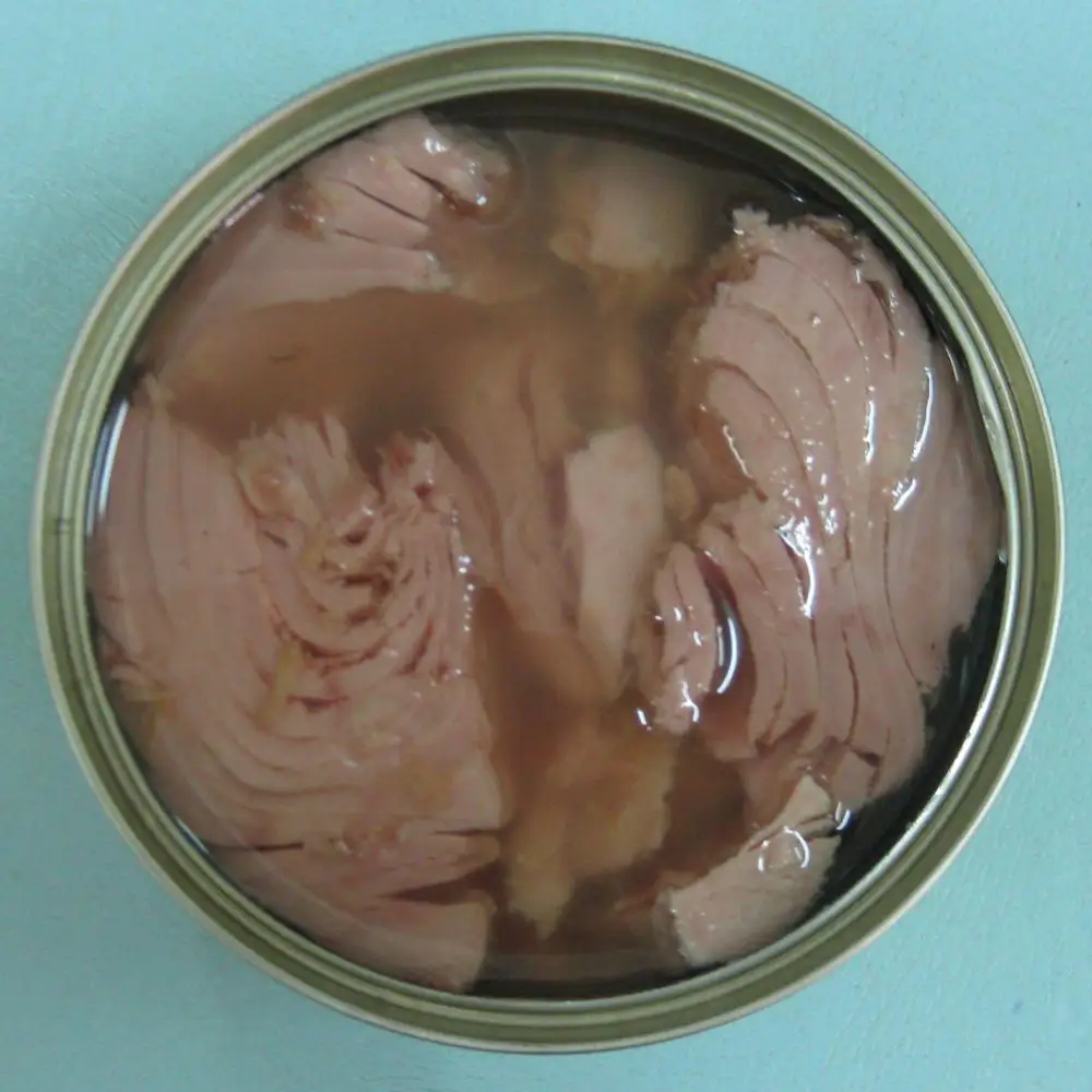 Canned Skipjack tuna solid in sunflower oil