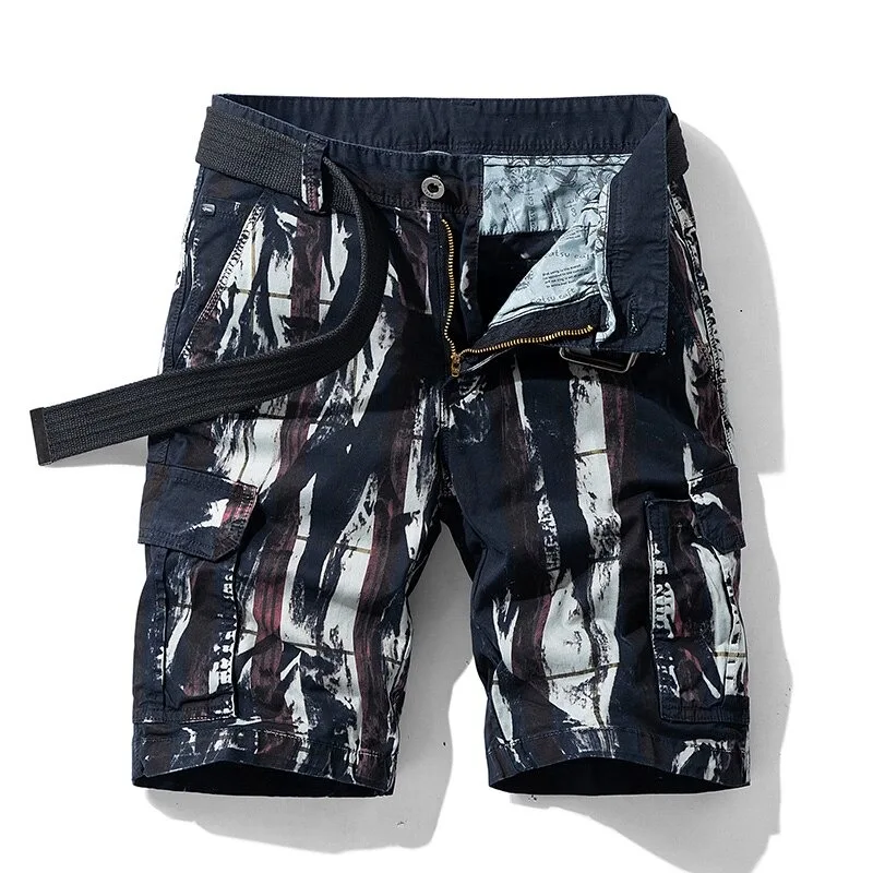 Summer Men Shorts Fashion Casual Military Uniforms Tactical Pants Cotton Jogging Sports Overalls Shorts Men Send Belt Cargo pant
