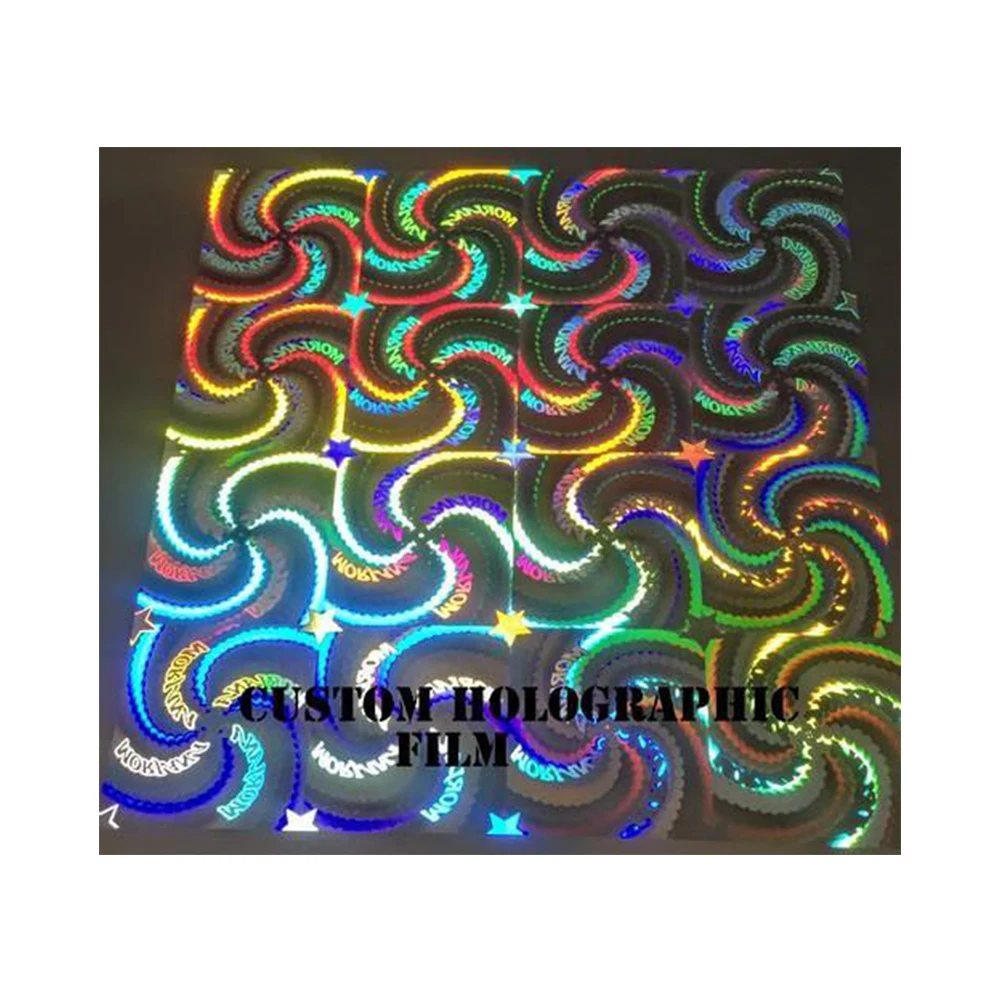 High Quality Multi Dimension Holographic Diffraction Films Bulk Supply